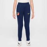 Nike Atletico Madrid Strike Trainingspak 1/4-Zip 2025-2026 Kids Donkerpaars Donkerblauw Geel