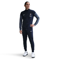 Nike Paris Saint-Germain Strike Trainingspak Full-Zip 2025-2026 Donkerblauw Wit