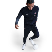 Nike Paris Saint-Germain Strike Trainingspak Full-Zip 2025-2026 Donkerblauw Wit