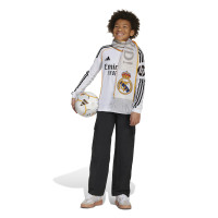 adidas Real Madrid Thuisshirt Lange Mouwen 2025-2026 Kids
