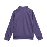 adidas Manchester United Survêtement Full-Zip 2025-2026 Tout-Petits Mauve Noir Blanc