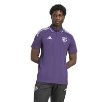 adidas Manchester United Polo 2025-2026 Paars Wit Zwart