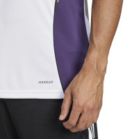 adidas Manchester United Trainingsshirt 2025-2026 Wit Zwart Paars
