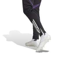 adidas Manchester United Pantalon d'Entraînement 2025-2026 Femmes Noir Blanc Mauve