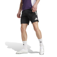 adidas Manchester United Short d'Entraînement 2025-2026 Noir Blanc Mauve