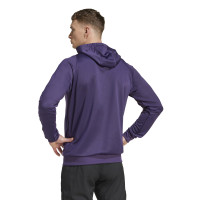 adidas Manchester United Track Sweat à Capuche 2025-2026 Mauve Blanc