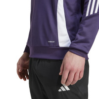 adidas Manchester United Track Sweat à Capuche 2025-2026 Mauve Blanc
