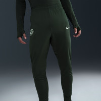 Nike Chelsea Strike Track Trainingspak Full-Zip Hooded 2025-2026 Donkergroen Wit