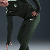 Nike Chelsea Strike Track Trainingspak Full-Zip Hooded 2025-2026 Donkergroen Wit