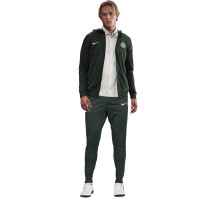 Nike Chelsea Strike Track Trainingspak Full-Zip Hooded 2025-2026 Donkergroen Wit