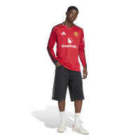 adidas Manchester United Thuisshirt Lange Mouwen 2025-2026