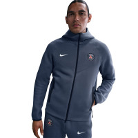 Nike Paris Saint-Germain Tech Fleece Trainingspak Full-Zip 2025-2026 Blauw Wit