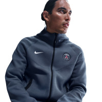 Nike Paris Saint-Germain Tech Fleece Trainingspak Full-Zip 2025-2026 Blauw Wit