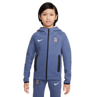Nike Paris Saint-Germain Tech Fleece Gilet 2025-2026 Enfants Bleu Blanc