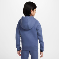 Nike Paris Saint-Germain Tech Fleece Gilet 2025-2026 Enfants Bleu Blanc