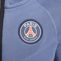 Nike Paris Saint-Germain Tech Fleece Gilet 2025-2026 Enfants Bleu Blanc
