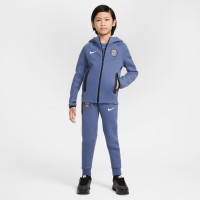Nike Paris Saint-Germain Tech Fleece Gilet 2025-2026 Enfants Bleu Blanc