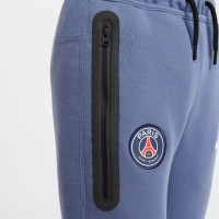 Nike Paris Saint-Germain Tech Fleece Pantalon de Jogging 2025-2026 Enfants Bleu Blanc