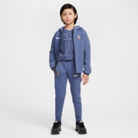 Nike Paris Saint-Germain Tech Fleece Pantalon de Jogging 2025-2026 Enfants Bleu Blanc