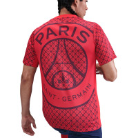 Nike Paris Saint-Germain Pre-Match Trainingsshirt 2025-2026 Rood Zwart Wit