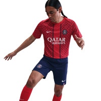 Nike Paris Saint-Germain Pre-Match Trainingsshirt 2025-2026 Rood Zwart Wit