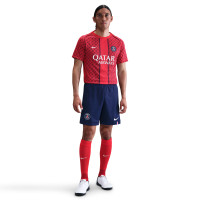 Nike Paris Saint-Germain Pre-Match Trainingsshirt 2025-2026 Rood Zwart Wit