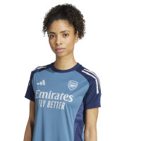 adidas Arsenal Maillot d'Entraînement 2025-2026 Femmes Bleu Bleu Foncé Blanc
