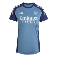 adidas Arsenal Maillot d'Entraînement 2025-2026 Femmes Bleu Bleu Foncé Blanc