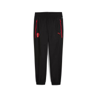 PUMA AC Milan Pumatech Woven Trainingspak Hooded Full-Zip 2025-2026 Zwart Rood
