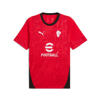 PUMA AC Milan Trainingsshirt 2025-2026 Rood Zwart Wit