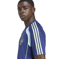 adidas Ajax Urban Purist T-Shirt 2025-2026 Donkerblauw Lichtblauw Groen