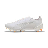 PUMA Ultra 6 Ultimate Gras Voetbalschoenen (FG) Wit Zilver Oranje