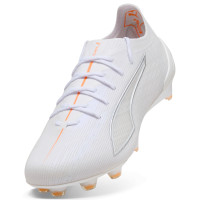 PUMA Ultra 6 Ultimate Gras Voetbalschoenen (FG) Wit Zilver Oranje