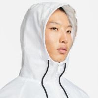 Survêtement tissé à glissière intégrale Nike Sportswear Windrunner gris blanc noir
