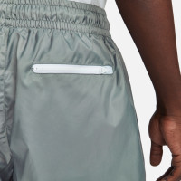 Survêtement tissé à glissière intégrale Nike Sportswear Windrunner gris blanc noir
