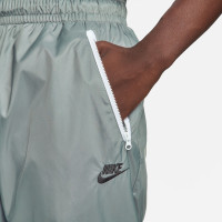 Survêtement tissé à glissière intégrale Nike Sportswear Windrunner gris blanc noir