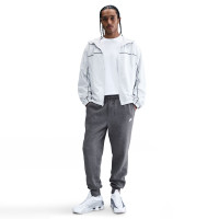 Combinaison de jogging en polaire Nike Sportswear Club à capuche gris argenté blanc