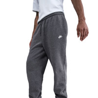 Pantalon de survêtement en polaire Nike Sportswear Club gris foncé blanc