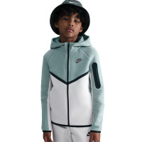 Nike Sportswear Tech Fleece Gilet Enfants Gris-Vert Blanc Noir