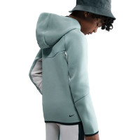 Nike Sportswear Tech Fleece Gilet Enfants Gris-Vert Blanc Noir