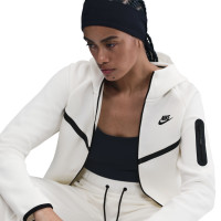 Nike Sportswear Tech Fleece Vest Dames Gebroken Wit Zwart