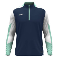 JAKO Dynamic Trainingstrui 1/4-Zip Kids Donkerblauw Wit Lichtgroen