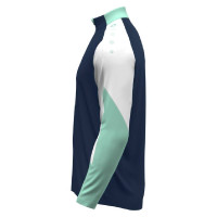 JAKO Dynamic Trainingstrui 1/4-Zip Kids Donkerblauw Wit Lichtgroen