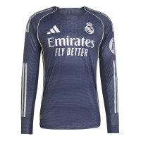 adidas Real Madrid Maillot Extérieur Manches Longues Authentic 2025-2026