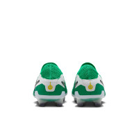 Nike Tiempo Legend 10 Elite Gazon Naturel Chaussures de Foot (FG) Vert Blanc Bleu