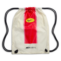 Nike Zoom Mercurial Vapor 16 Elite Gazon Naturel Chaussures de Foot (FG) Blanc Rouge Noir
