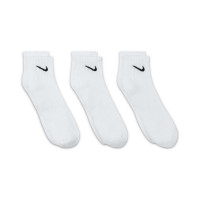 Lot de 3 chaussettes de sport rembourrées Nike Everyday de taille moyenne, blanches et noires