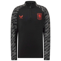 Survêtement Castore FC Twente 1/4-Zip 2025-2026 pour Enfants, noir