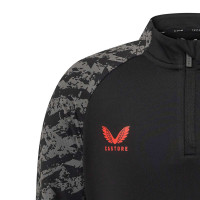Survêtement Castore FC Twente 1/4-Zip 2025-2026 pour Enfants, noir