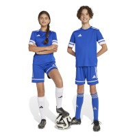 adidas Squadra 25 Short de Football Enfants Bleu Blanc